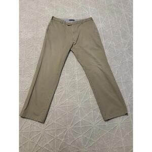 Peter Millar Pants Mens 36 Khaki Pima Cotton Stretch Chino Golf Casual